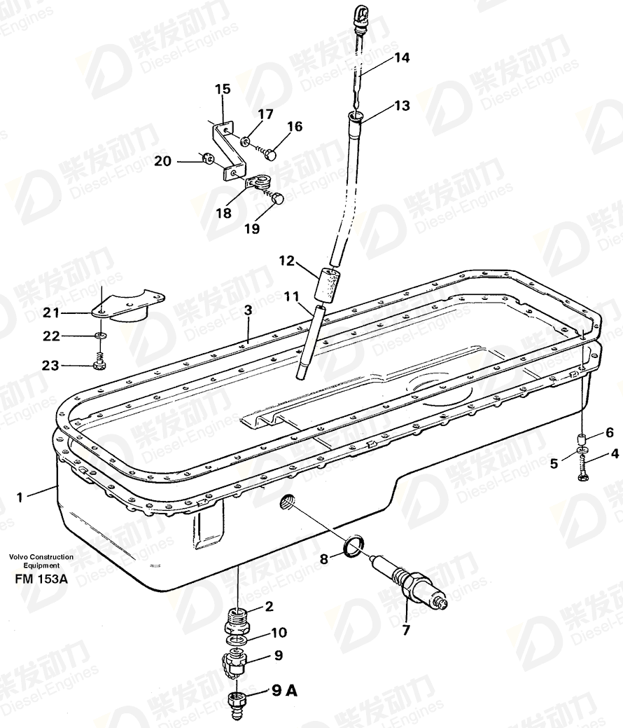 VOLVO Screw 13955527 Drawing