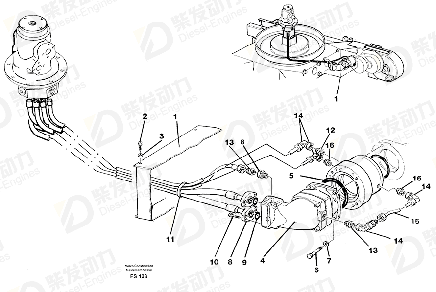 VOLVO Retaining ring 914553 Drawing