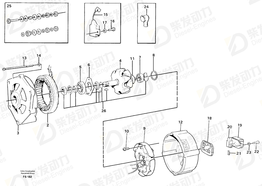 VOLVO Ball Bearing 85100098 Drawing VOLVO Ball Bearing 85100098 Drawing