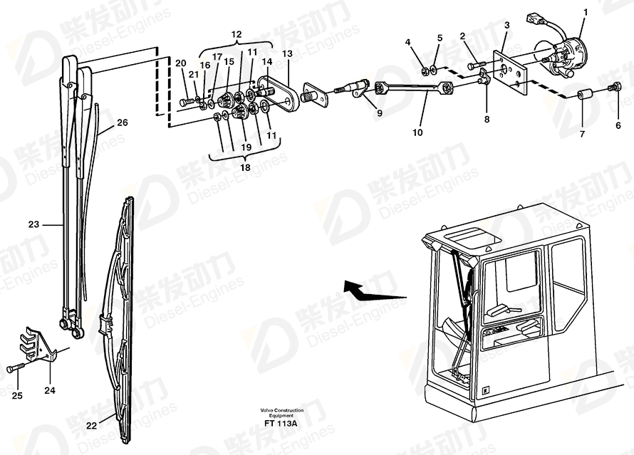 VOLVO Set 11170240 Drawing