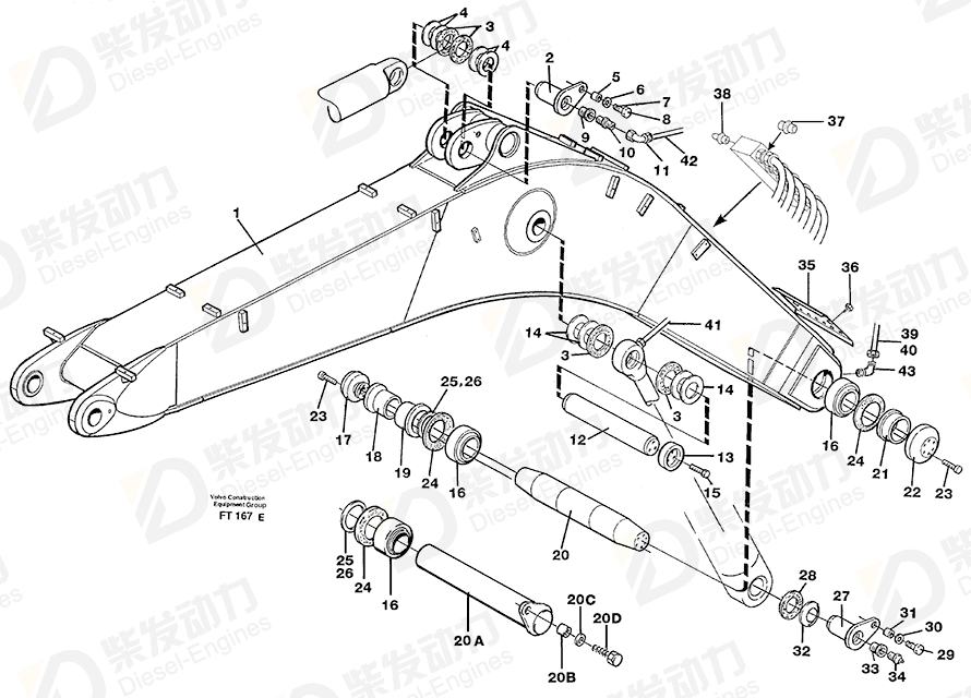 VOLVO Washer 13948576 Drawing