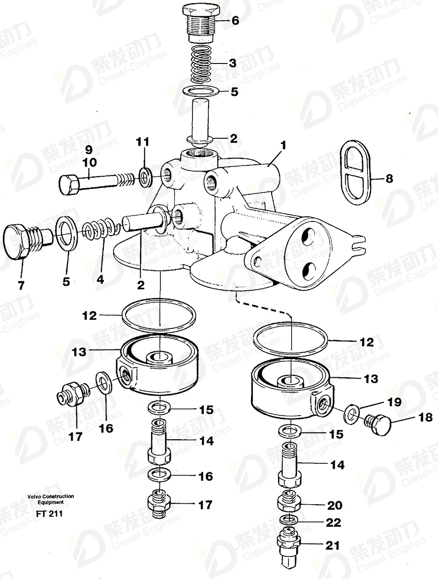 VOLVO Cover 11031906 Drawing