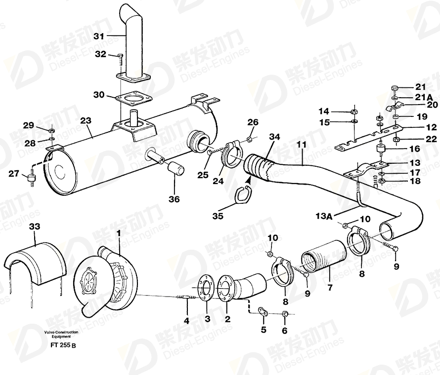 VOLVO Clamp 8151616 Drawing