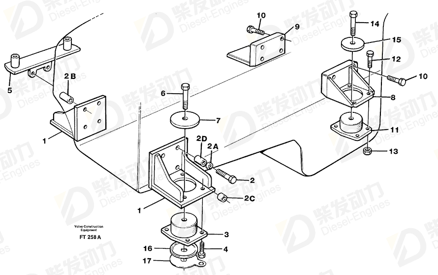 VOLVO Hexagon screw 13970906 Drawing