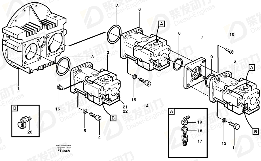 VOLVO O-ring 925268 Drawing