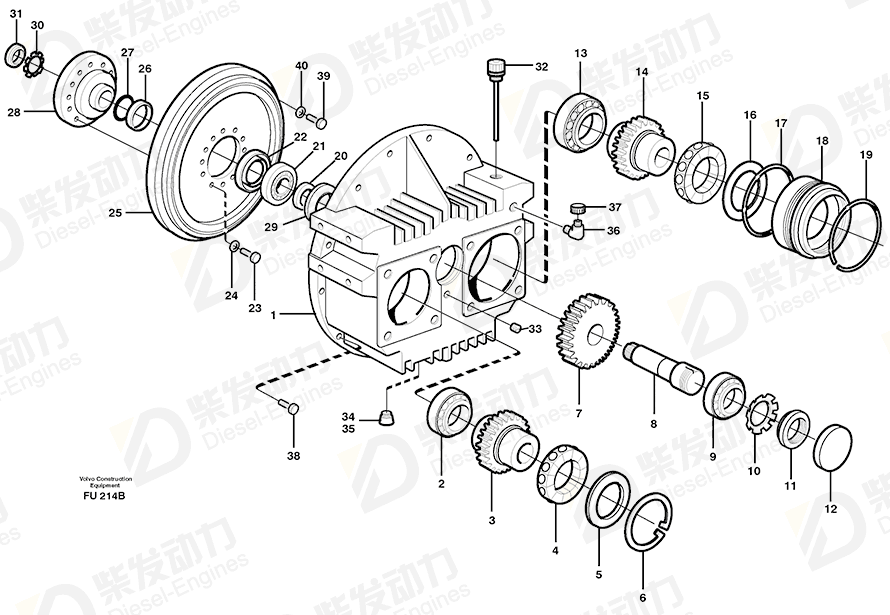 VOLVO Hexagon screw 955549 Drawing