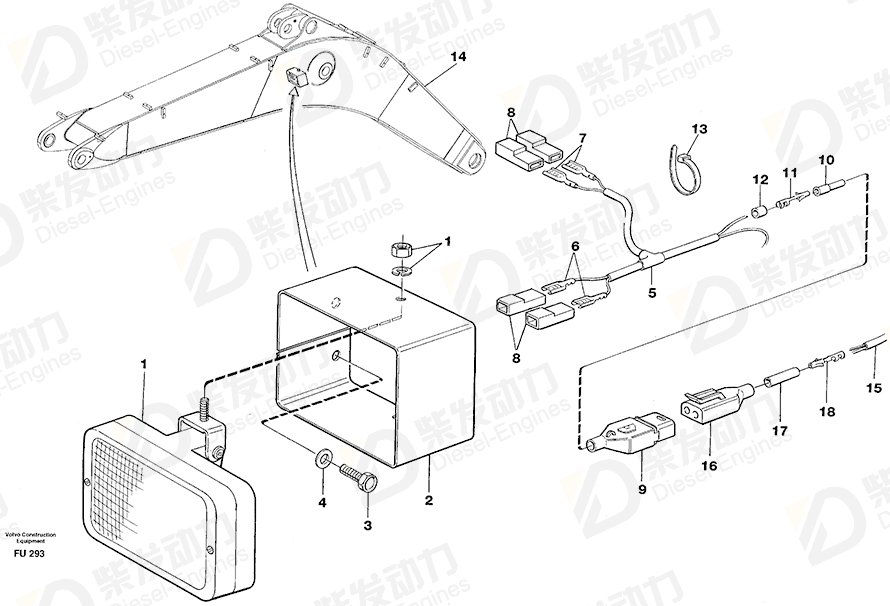 VOLVO Insulator 1608765 Drawing