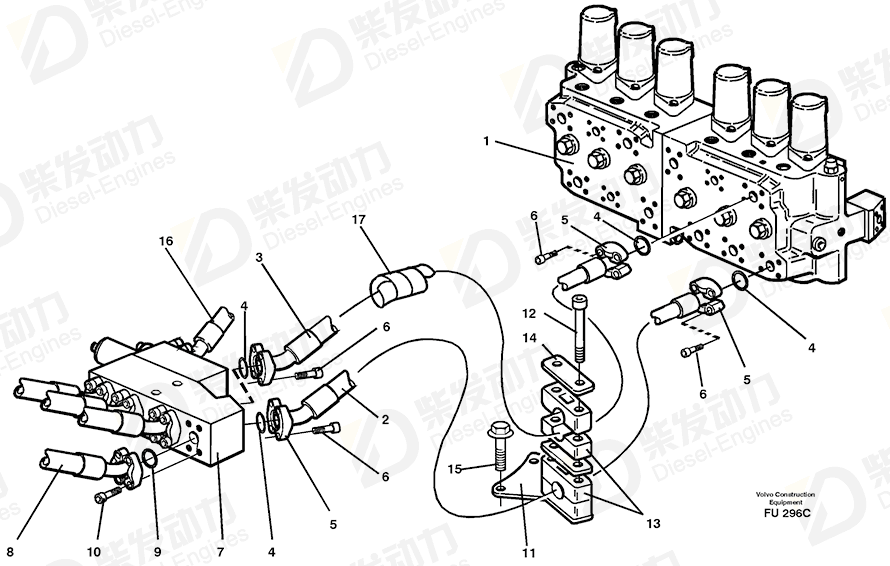 VOLVO Hex. socket screw 959257 Drawing