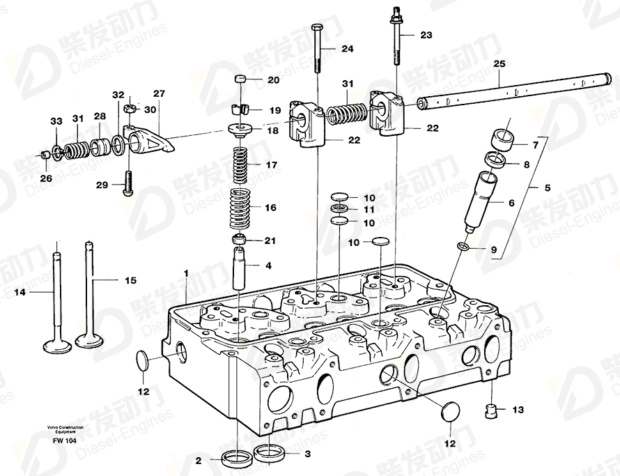 VOLVO Valve spring washer 477451 Drawing