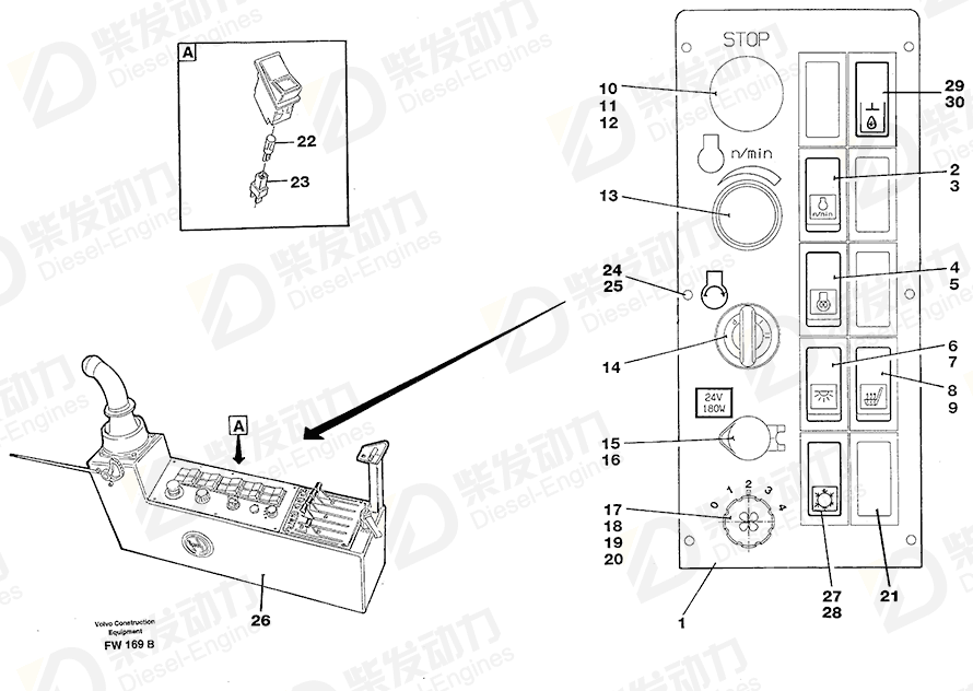 VOLVO Cover 4787695 Drawing