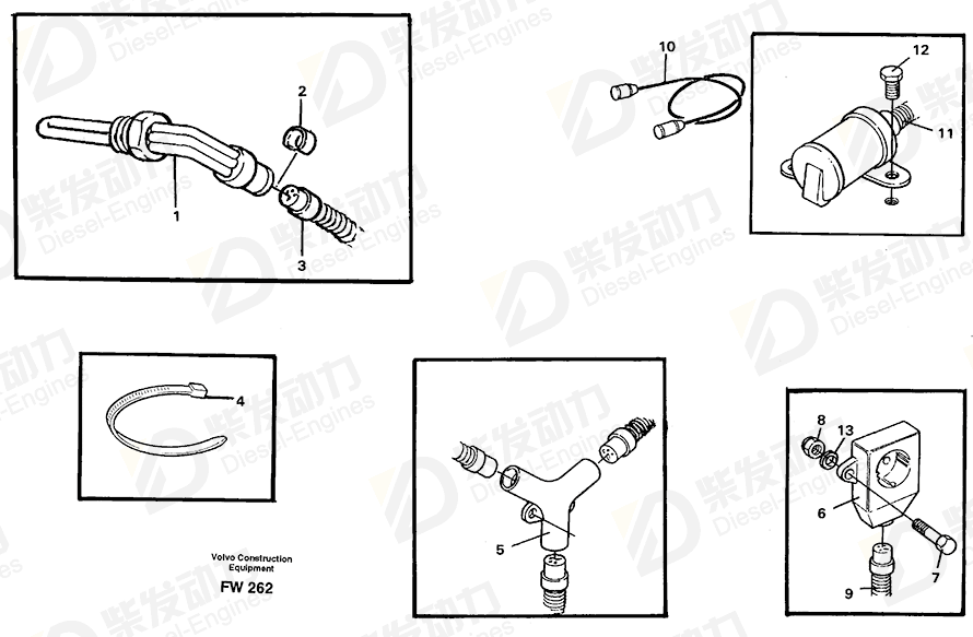 VOLVO Cable 4804477 Drawing