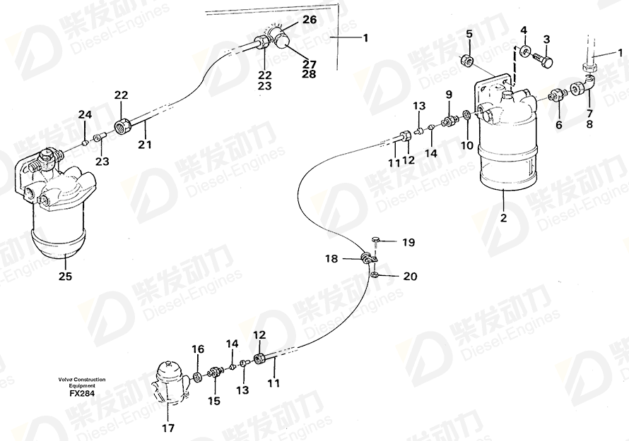 VOLVO Nipple 13945903 Drawing