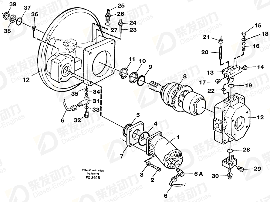 VOLVO Conversion kit 11702508 Drawing VOLVO Conversion kit 11702508 Drawing