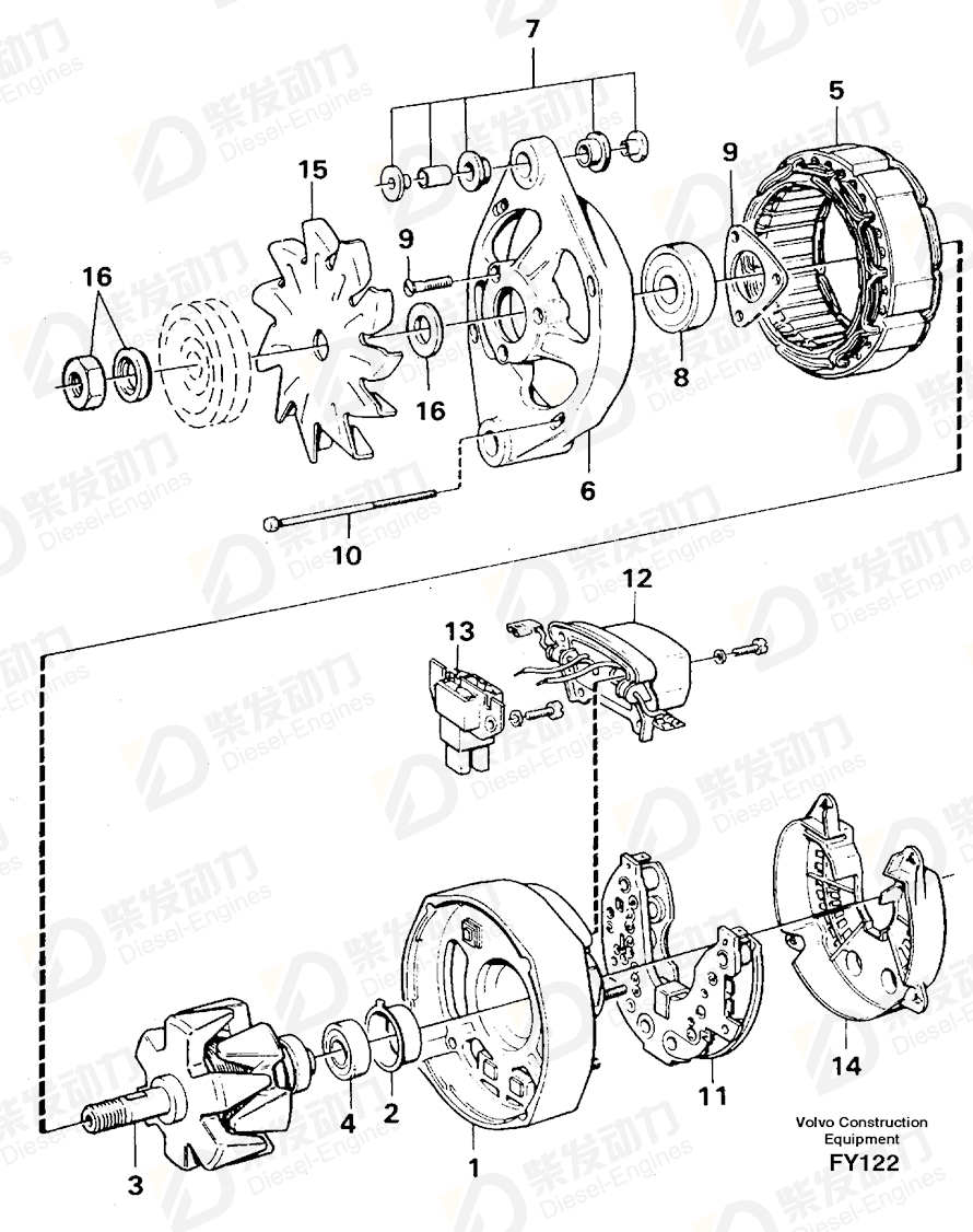 VOLVO Housing 11993561 Drawing