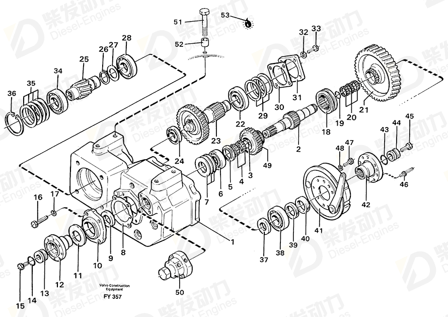 VOLVO Roller bearing 4881081 Drawing