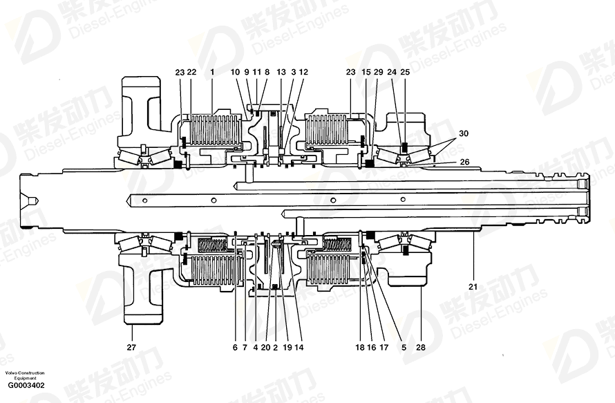 VOLVO Pressure plate 4786554 Drawing VOLVO Pressure plate 4786554 Drawing