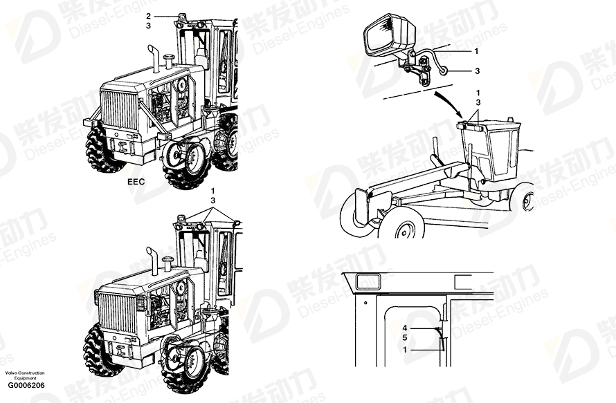 VOLVO Toothed washer 945987 Drawing VOLVO Toothed washer 945987 Drawing