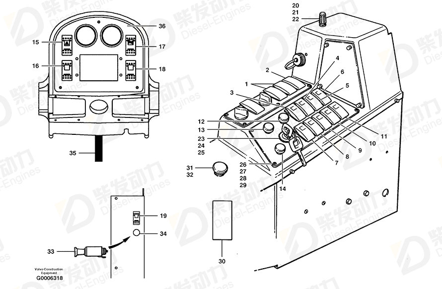 VOLVO Nut washer 1212770 Drawing