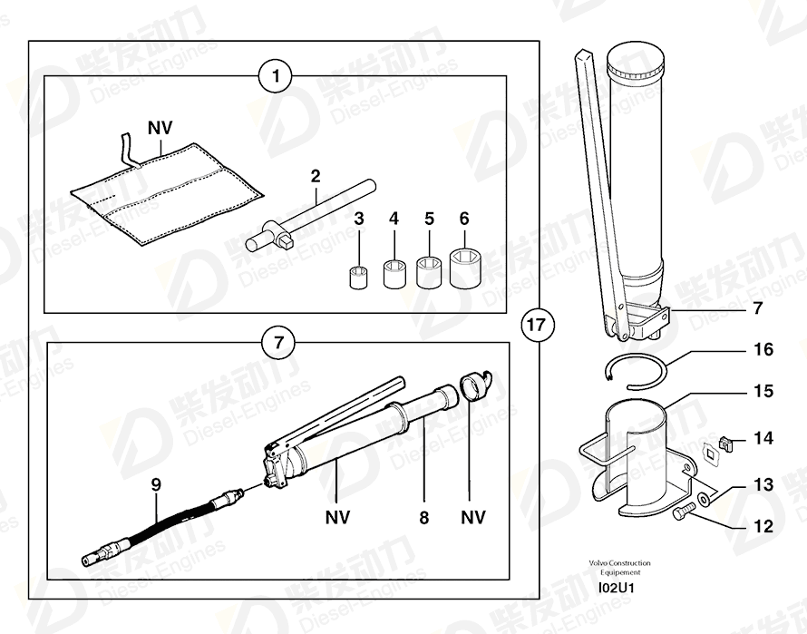 VOLVO Socket 5450050 Drawing