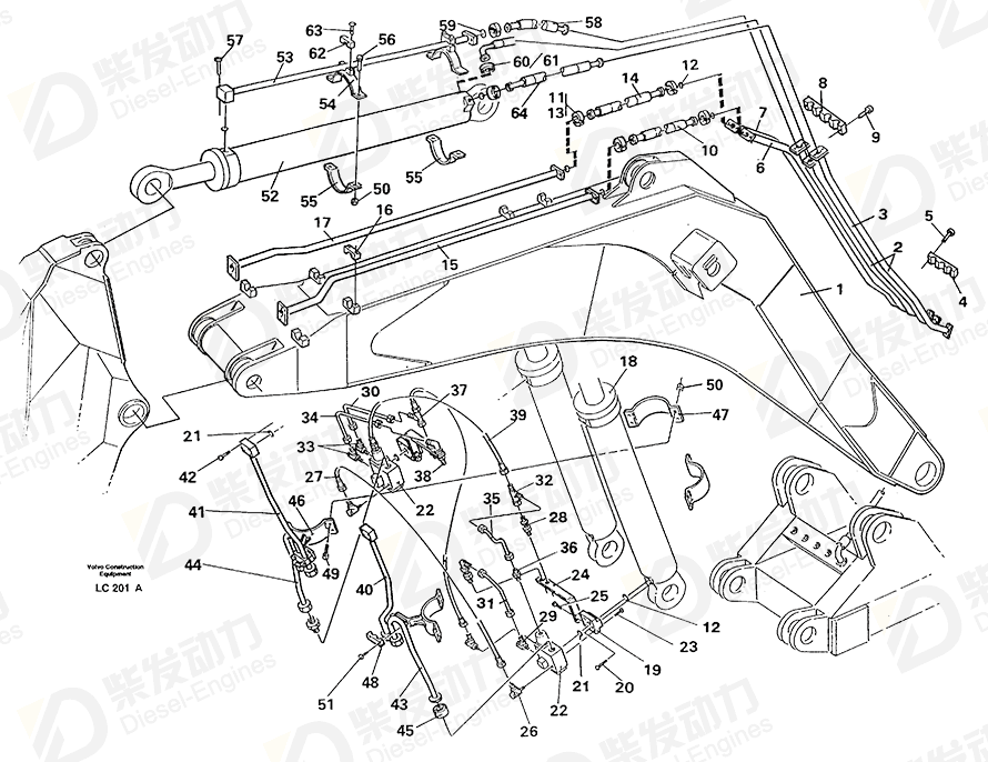 VOLVO Hexagon screw 13970974 Drawing