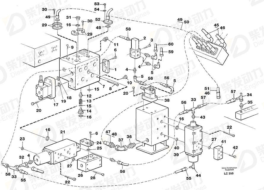 VOLVO Hexagon screw 13970987 Drawing