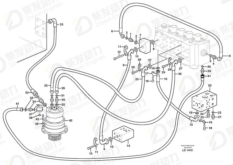 VOLVO Decal 13935030 Drawing