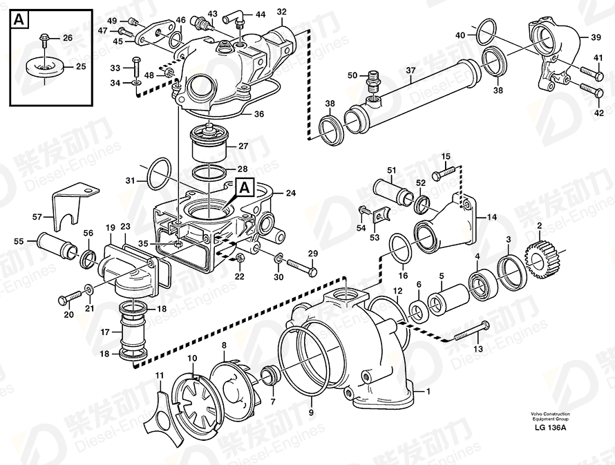 VOLVO Housing 471822 Drawing