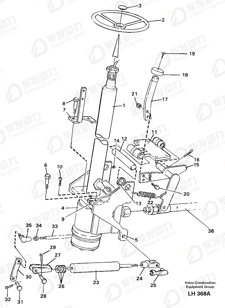 VOLVO Lock nut 13963105 Drawing