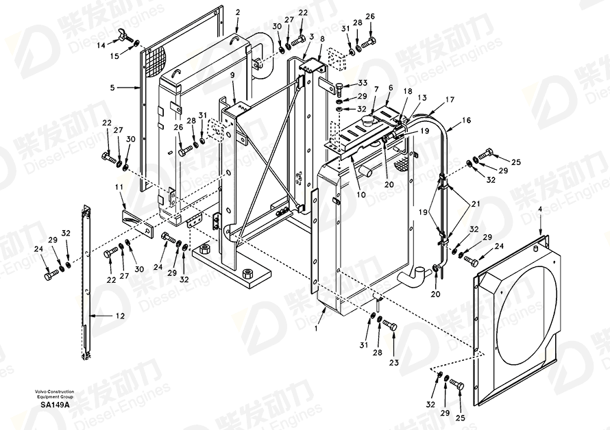 VOLVO Guard SA1115-01010 Drawing