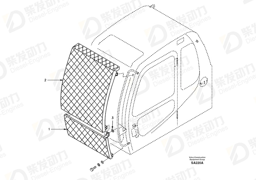 VOLVO Net SA1166-02050 Drawing VOLVO Net SA1166-02050 Drawing