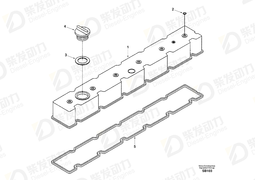 VOLVO Sealing SA3902466 Drawing