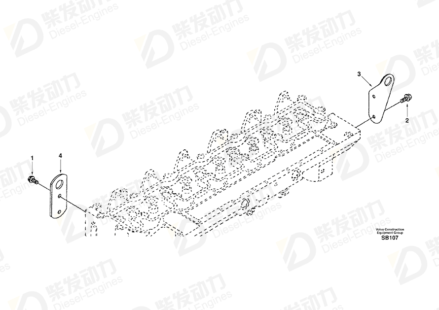 VOLVO Screw SA3903200 Drawing