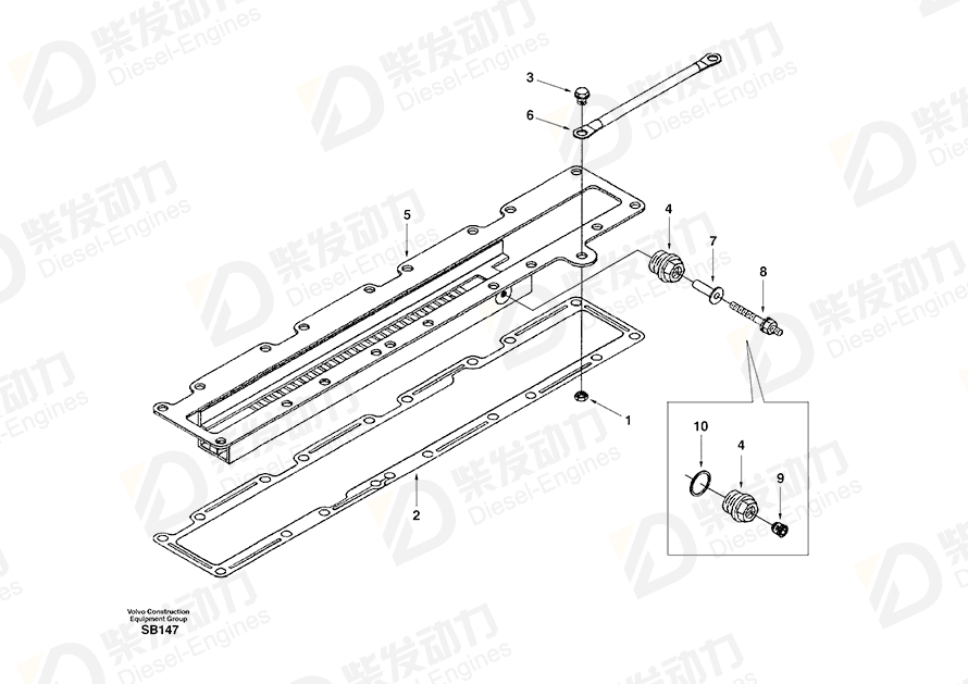 VOLVO Air Heater SA3931924 Drawing