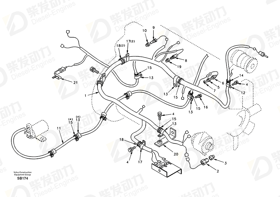 VOLVO Connector SA9411-91930 Drawing VOLVO Connector SA9411-91930 Drawing