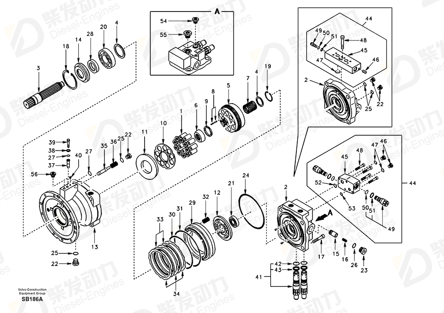 VOLVO PISTON_BRAKE SA8220-10730 Drawing