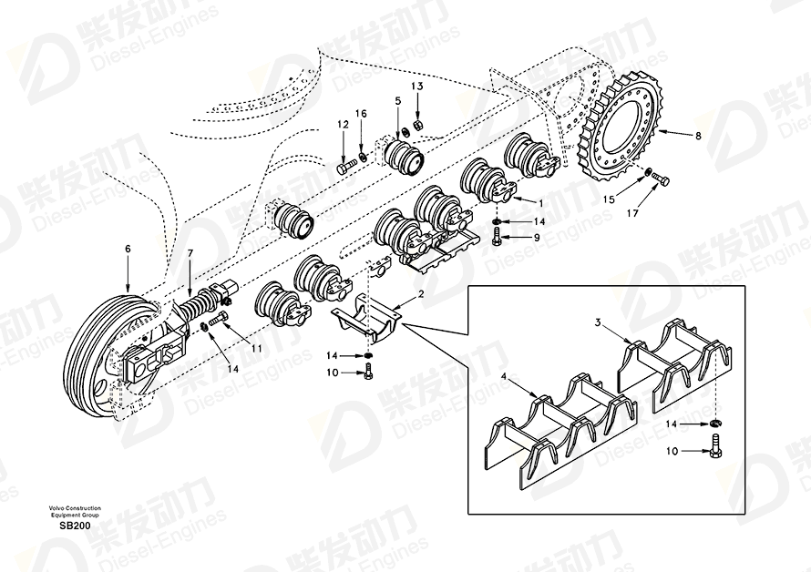 VOLVO Guard 14501890 Drawing