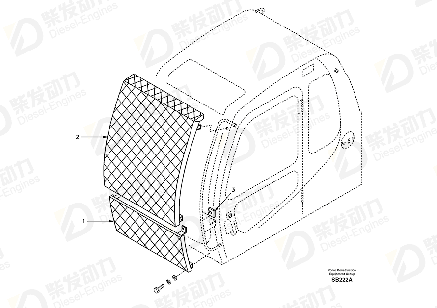 VOLVO Net SA1166-02040 Drawing VOLVO Net SA1166-02040 Drawing