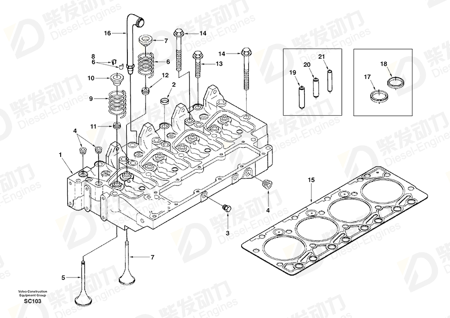 VOLVO Collet SA3900250 Drawing