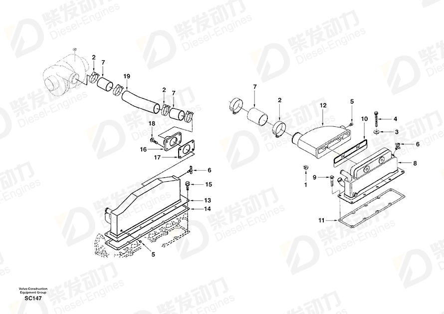 VOLVO Plug SA3906619 Drawing