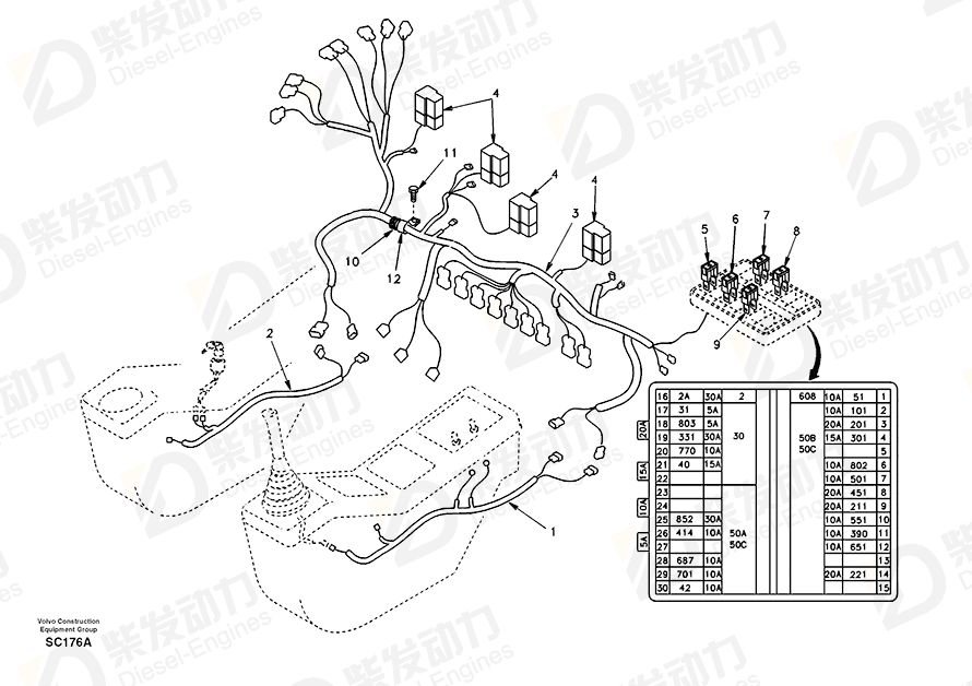 VOLVO Fuse SA9877-10000 Drawing