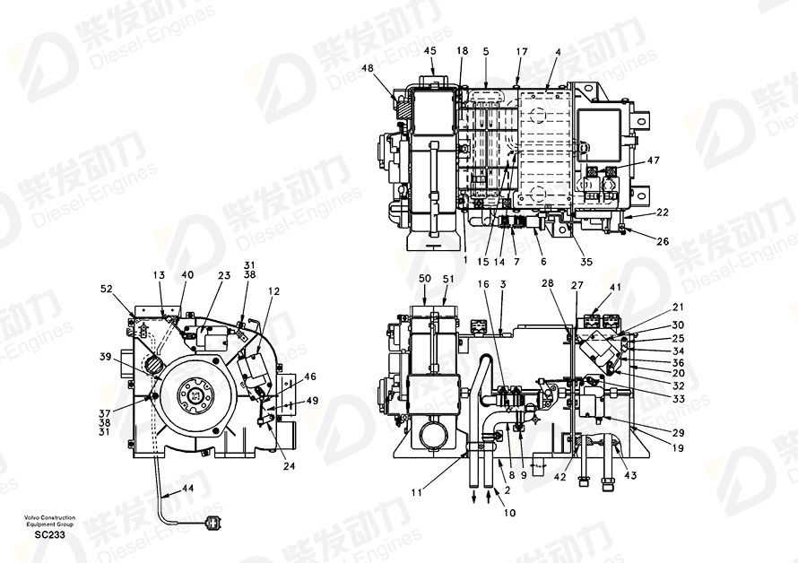 VOLVO Clamp SA2025-01910 Drawing VOLVO Clamp SA2025-01910 Drawing