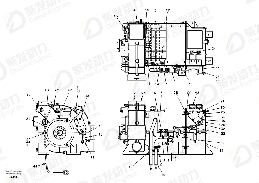 VOLVO Wing Nut SA9141-10600 Drawing