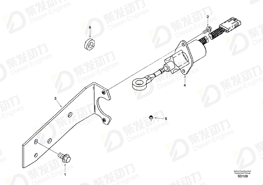 VOLVO Nut SA3934021 Drawing