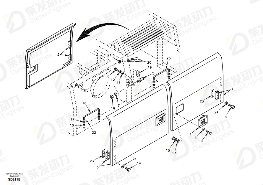 VOLVO Bolt SA1162-04010 Drawing