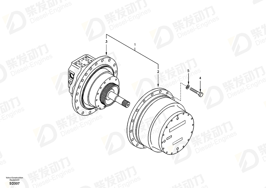 VOLVO Bolt SA9011-22014 Drawing VOLVO Bolt SA9011-22014 Drawing