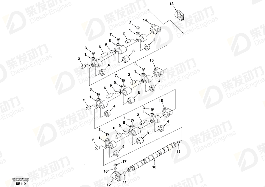 VOLVO Support SA3064583 Drawing