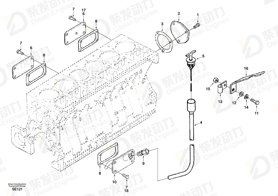 VOLVO Screw SA3009887 Drawing