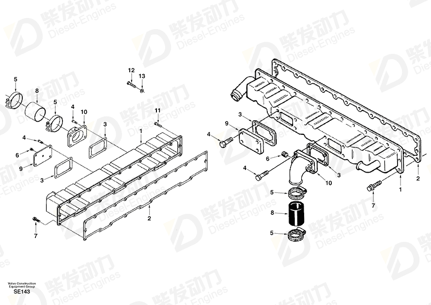 VOLVO Plate SA3028384 Drawing