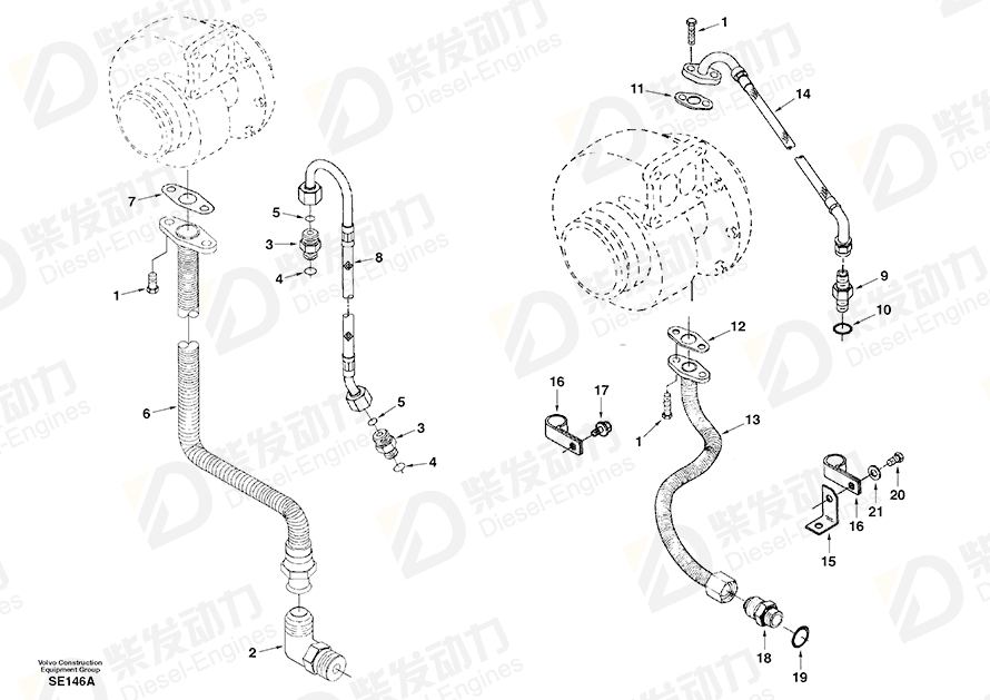 VOLVO Screw SAS-171-A Drawing