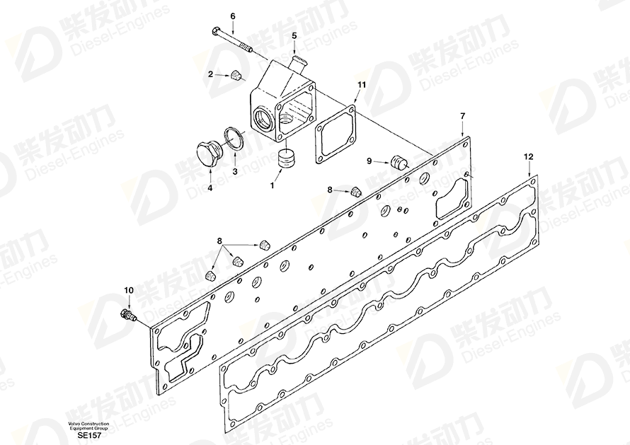 VOLVO Housing SA3821853 Drawing